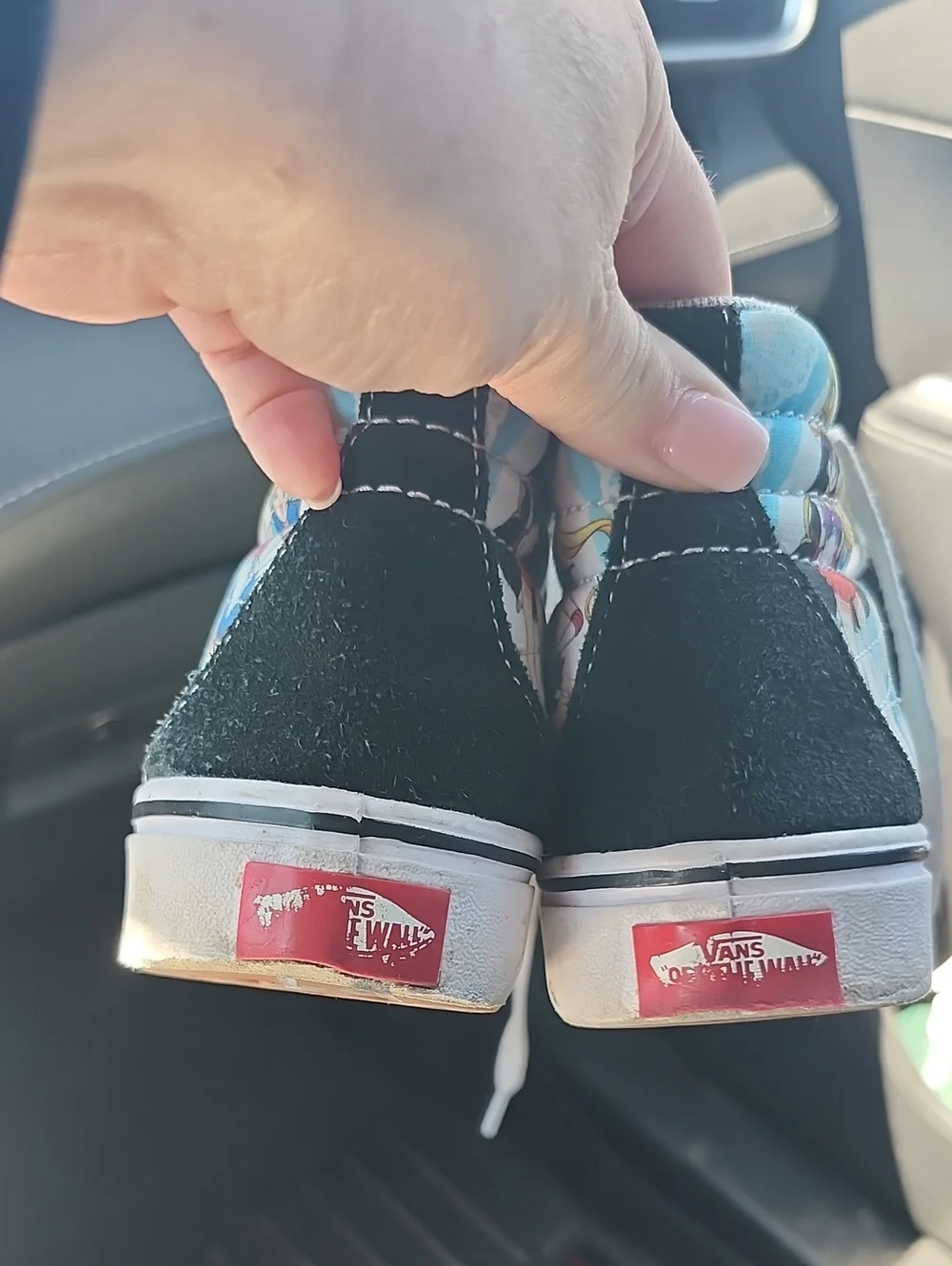 Vans Sailor MOON Kids High-Top Vans Sneakers - Black & Teal Size 3
